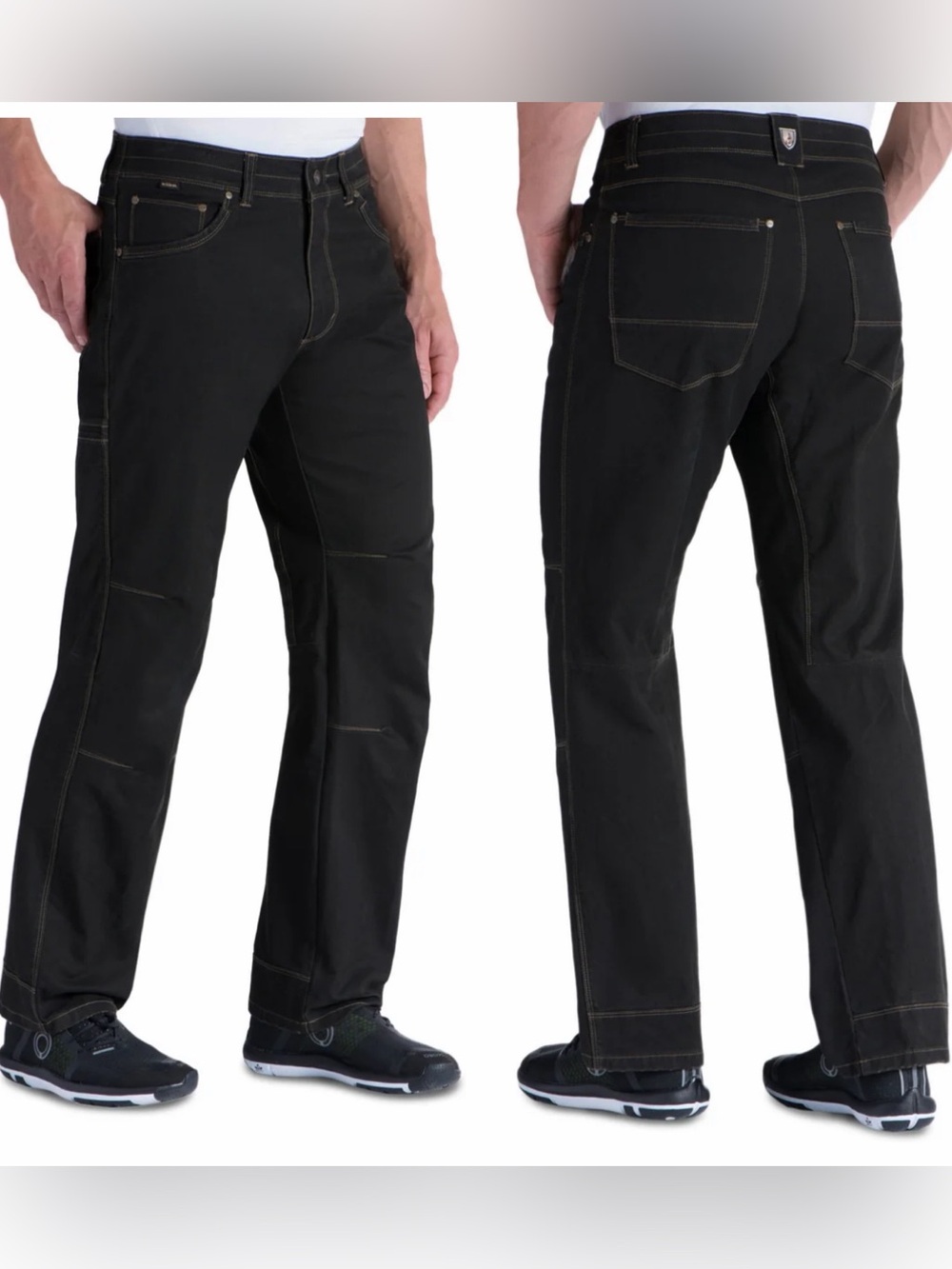 KUHL 5016 Men's Rydr Pant Espresso distressed work vintage patina 32X34